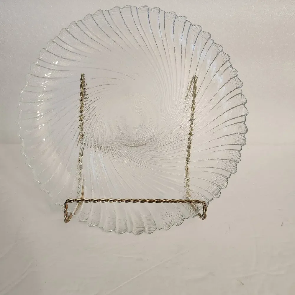 Set of 8pcs Arcoroc France Seabreeze (4) 10” Dinner Plates (4) 5